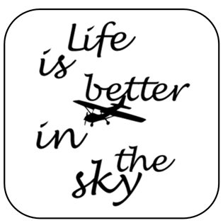 Sticker - Life is better in the sky